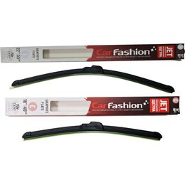 Щётки стеклоочистителя для Hyundai Accent III (MC) седан 2006-2011, дворники на Хендай Акцент комплект CarFashion JET бескаркасные - водительский 550 мм, пассажирский 400 мм (22 / 16 дюймов)