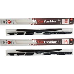 Щётки стеклоочистителя для Ford Ranger II Рестайлинг пикап полуторная кабина 2009-2011, Rap Cab, дворники на Форд Рейнджер комплект CarFashion HIT бескаркасные - водительский 450 мм, пассажирский 450 мм (18 / 18 дюймов)