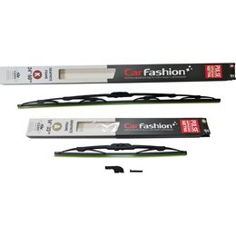 Щётки стеклоочистителя для Ford KA II хэтчбек 3 дв. 2008-2016, дворники на Форд Ка комплект CarFashion PULSE каркасные - водительский 600 мм, пассажирский 350 мм (24 / 14 дюймов)