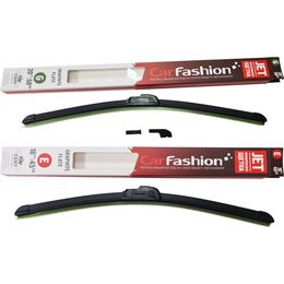 Щётки стеклоочистителя для Hyundai Accent I (X3) хэтчбек 3 дв. 1994-2000, дворники на Хендай Акцент комплект CarFashion JET бескаркасные - водительский 500 мм, пассажирский 450 мм (20 / 18 дюймов)