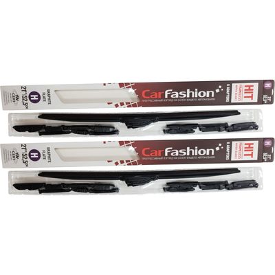 Щётки стеклоочистителя для Audi 80 V (B4) универсал 5 дв. 1991-1996, дворники на Ауди 80 комплект CarFashion HIT бескаркасные - водительский 525 мм, пассажирский 525 мм (21 / 21 дюймов)