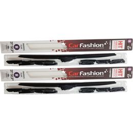 Щётки стеклоочистителя для Audi A4 I (B5) седан 1994-1999, дворники на Ауди А4 комплект CarFashion HIT бескаркасные - водительский 525 мм, пассажирский 525 мм (21 / 21 дюймов)