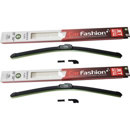 Щётки стеклоочистителя для Ford Escort IV хэтчбек 5 дв. 1986-1990, дворники на Форд Эскорт комплект CarFashion JET бескаркасные - водительский 500 мм, пассажирский 500 мм (20 / 20 дюймов)