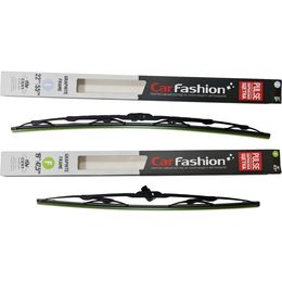 Щётки стеклоочистителя для Ford Focus I Рестайлинг хэтчбек 5 дв. 2001-2005, дворники на Форд Фокус комплект CarFashion PULSE каркасные - водительский 550 мм, пассажирский 475 мм (22 / 19 дюймов)