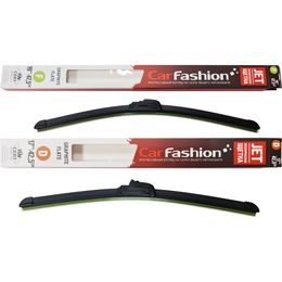 Щётки стеклоочистителя для Ford KA I хэтчбек 3 дв. 1996-2008, дворники на Форд Ка комплект CarFashion JET бескаркасные - водительский 475 мм, пассажирский 425 мм (19 / 17 дюймов)