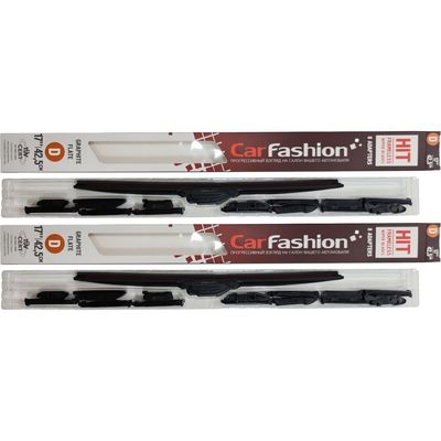Щётки стеклоочистителя для Hyundai Galloper I внедорожник 3 дв. 1991-1997, дворники на Хендай Галлопер комплект CarFashion HIT бескаркасные - водительский 425 мм, пассажирский 425 мм (17 / 17 дюймов)