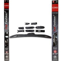 Щётки стеклоочистителя для Hyundai Elantra IV (HD) универсал 5 дв. 2006-2011, дворники на Хендай Элантра комплект CarFashion HYBRID гибридные - водительский 600 мм, пассажирский 450 мм (24 / 18 дюймов)