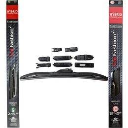 Щётки стеклоочистителя для Hyundai Atos MX хэтчбек 5 дв. 1997-2008, дворники на Хендай Атос комплект CarFashion HYBRID гибридные - водительский 500 мм, пассажирский 400 мм (20 / 16 дюймов)