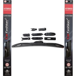 Щётки стеклоочистителя для Ford Escort II универсал 3 дв. 1973-1981, дворники на Форд Эскорт комплект CarFashion HYBRID гибридные - водительский 400 мм, пассажирский 400 мм (16 / 16 дюймов)