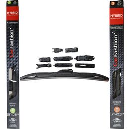 Щётки стеклоочистителя для Ford KA I кабриолет 1996-2008, StreetKa, дворники на Форд Ка комплект CarFashion HYBRID гибридные - водительский 475 мм, пассажирский 425 мм (19 / 17 дюймов)