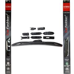 Щётки стеклоочистителя для Ford Edge I Рестайлинг внедорожник 5 дв. 2010-2014, дворники на Форд Эйдж комплект CarFashion HYBRID гибридные - водительский 650 мм, пассажирский 500 мм (26 / 20 дюймов)