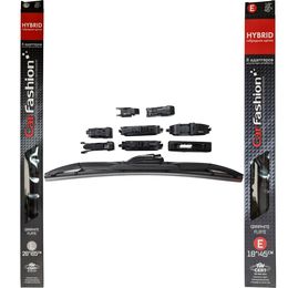 Щётки стеклоочистителя для Acura CDX КРОССОВЕР 2016-н.в., дворники на Акура ЦеДеИкс комплект CarFashion HYBRID гибридные - водительский 650 мм, пассажирский 450 мм (26 / 18 дюймов)