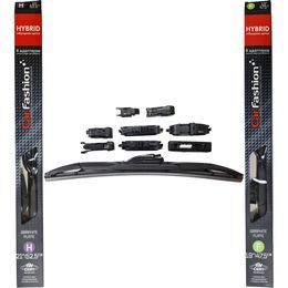 Щётки стеклоочистителя для Audi A3 I (8L) Рестайлинг хэтчбек 5 дв. 2000-2003, дворники на Ауди А3 комплект CarFashion HYBRID гибридные - водительский 525 мм, пассажирский 475 мм (21 / 19 дюймов)