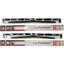 Щётки стеклоочистителя для Audi A3 I (8L) Рестайлинг хэтчбек 3 дв. 2000-2003, дворники на Ауди А3 комплект CarFashion TURBO бескаркасные - водительский 525 мм, пассажирский 475 мм (21 / 19 дюймов)