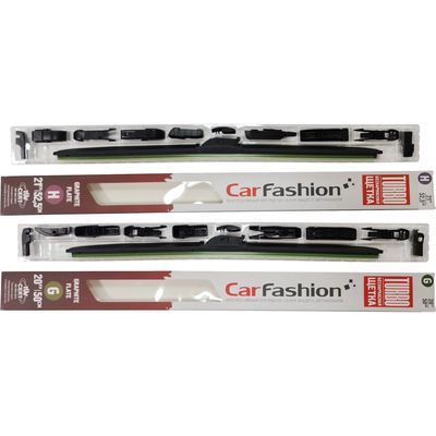 Щётки стеклоочистителя для Ford Mondeo I лифтбек 1992-1996, дворники на Форд Мондео комплект CarFashion TURBO бескаркасные - водительский 525 мм, пассажирский 500 мм (21 / 20 дюймов)