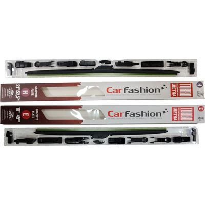 Щётки стеклоочистителя для Renault Clio II седан 1998-2002, дворники на Рено Клио комплект CarFashion TURBO бескаркасные - водительский 525 мм, пассажирский 450 мм (21 / 18 дюймов)