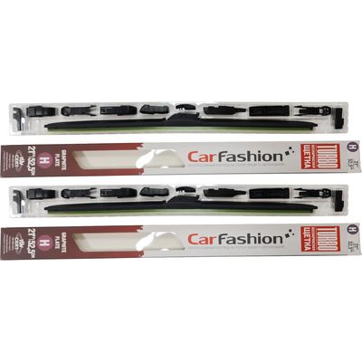 Щётки стеклоочистителя для Audi A4 I (B5) универсал 5 дв. 1994-1999, дворники на Ауди А4 комплект CarFashion TURBO бескаркасные - водительский 525 мм, пассажирский 525 мм (21 / 21 дюймов)