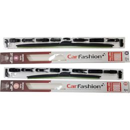 Щётки стеклоочистителя для Ford EcoSport I внедорожник 5 дв. 2014-2018, дворники на Форд ЭкоСпорт комплект CarFashion TURBO бескаркасные - водительский 525 мм, пассажирский 400 мм (21 / 16 дюймов)