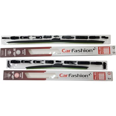 Щётки стеклоочистителя для Acura RDX I Рестайлинг внедорожник 5 дв. 2009-2012, дворники на Акура РДХ комплект CarFashion TURBO бескаркасные - водительский 650 мм, пассажирский 400 мм (26 / 16 дюймов)