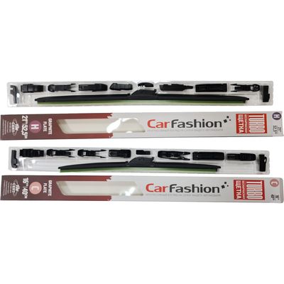 Щётки стеклоочистителя для Ford EcoSport I Рестайлинг внедорожник 5 дв. 2017-н.в., дворники на Форд ЭкоСпорт комплект CarFashion TURBO бескаркасные - водительский 525 мм, пассажирский 400 мм (21 / 16 дюймов)