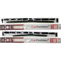 Щётки стеклоочистителя для Ford Fusion I хэтчбек 5 дв. 2002-2005, дворники на Форд Фьюжн комплект CarFashion TURBO бескаркасные - водительский 550 мм, пассажирский 400 мм (22 / 16 дюймов)