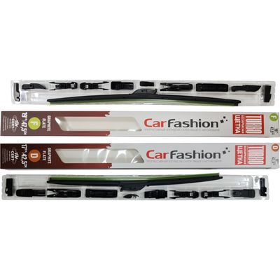 Щётки стеклоочистителя для Ford KA I кабриолет 1996-2008, StreetKa, дворники на Форд Ка комплект CarFashion TURBO бескаркасные - водительский 475 мм, пассажирский 425 мм (19 / 17 дюймов)