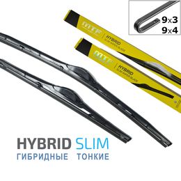 Щётки стеклоочистителя для ЗАЗ Sens седан 2004-2017, дворники MTF Light HYBRID SLIM гибридные комплект - водительский 480 мм, пассажирский 480 мм