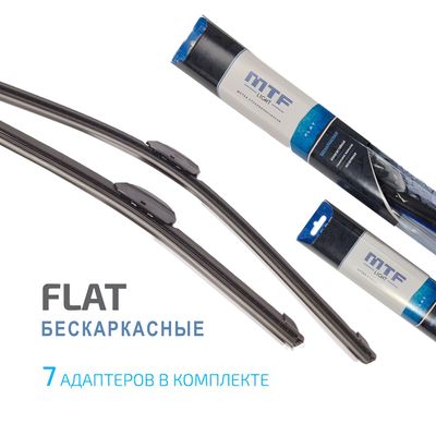Щётки стеклоочистителя для Acura TL I седан 1995-1998, дворники MTF Light FLAT бескаркасные комплект - водительский 600 мм, пассажирский 480 мм