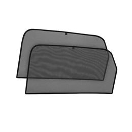 Шторки на стёкла для LADA VESTA 2015-, каркасные, на магнитах, задние, боковые