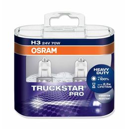 H3 лампы 24V- 70W (PK22s) Osram Truckstar Pro DuoBox (вибростойкая+увелич.срок службы) 64156TSP-HCB