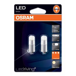 Светодиодные лампы T4W 12V-1W (BA9s) Osram LEDriving Premium 4000K теплый белый 3850WW-02B