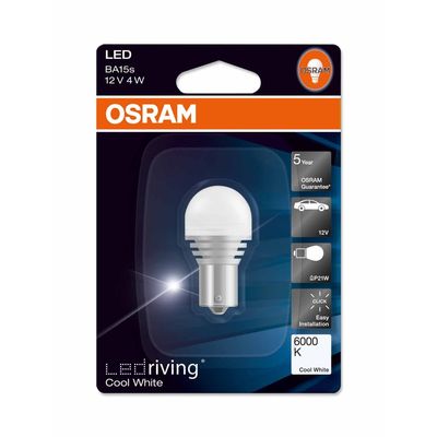 Светодиодная лампа P21W 12V- 4W (BAU15s) Osram LEDriving Premium 6000K 7556CW-01B