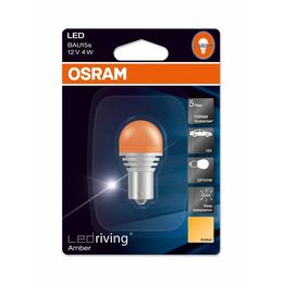 Светодиодная лампа PY21W 12V- 4W (BAU15s) Osram LEDriving Premium Yellow 7557YE-01B