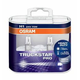H1 лампы 24V- 70W (P14.5s) Osram Truckstar Pro DuoBox (вибростойкая+увелич.срок службы) 64155TSP-HCB