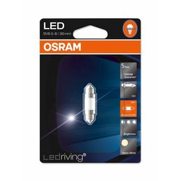 Светодиодная лампа C5W 12V-1W (SV8,5-35/11) Osram LEDriving Premium 4000K 6498WW-01B