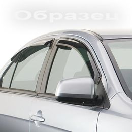 Дефлекторы окон для Opel Insignia SD 2008- с хромированным молдингом