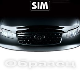 Дефлектор капота на Subaru Impreza 2007-2011