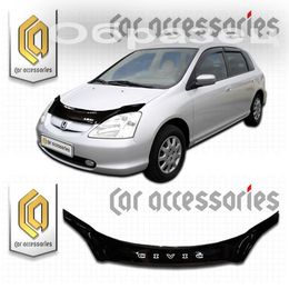 Дефлектор капота на Honda Civic EU1-EU4, EP3 2000-2005