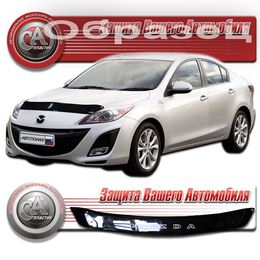 Дефлектор капота на Mazda 3 SD 2010-