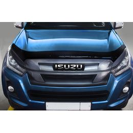 Дефлектор капота на ISUZU D-MAX 2019-, отбойник на капот (мухобойка)