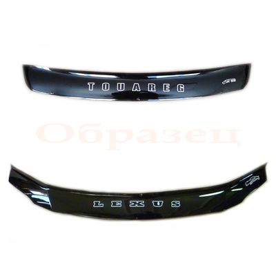 Дефлектор капота (Мухобойка) на FORD FOCUS III+ 2015-, рестайлинг, короткий