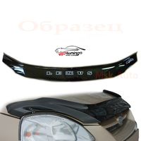 Дефлектор капота на JEEP COMPASS 2013-, отбойник на капот (мухобойка)