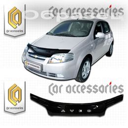 Дефлектор капота на Chevrolet Aveo HB 2006
