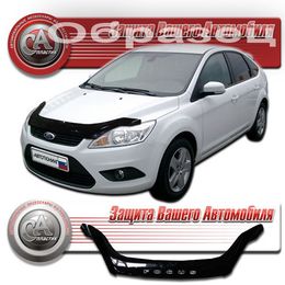 Дефлектор капота на Ford Focus 2 рестайл 2008