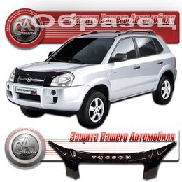 Дефлектор капота на Hyundai Tucson внедорожник 2006