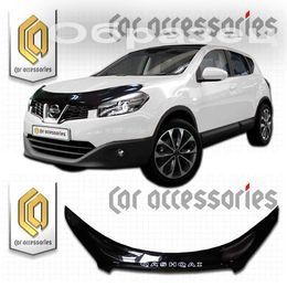 Дефлектор капота на Nissan Qashqai 2010