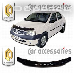 Дефлектор капота на Renault Logan 2006