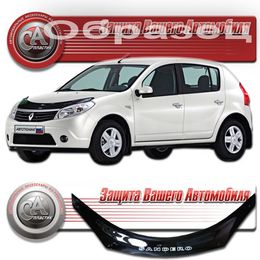 Дефлектор капота на Renault Sandero 2010