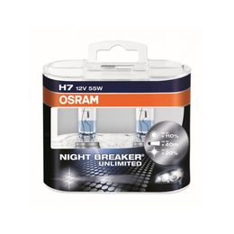 Галогеновые лампы H7 OSRAM Night Breaker Unlimited 12V-55W (PX26d) 64210NBU-HCB