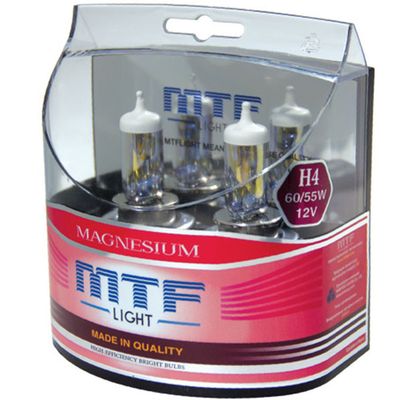 Галогенные лампы MTF Light H4 12v 60/55w - Magnesium, комплект